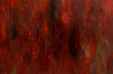 Surface IV: abstract oil painting, Singapore contemporary art scene