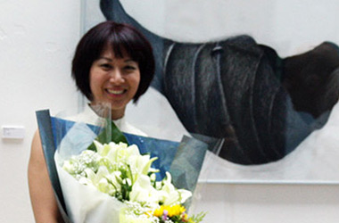 Karen at MICA Exhibition in Singapore