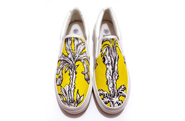 Wermdogg - Plant Bizarro (Shoes) by Singapore female artist Xinlin - Fine art graphic illustration and prints on Singapore high fashion streetwear and fashion culture by artists from New Classical Realism Art Studio and Gallery.