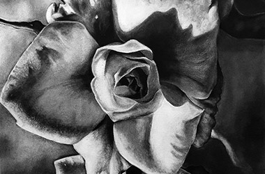 Photo realistic artwork of a flower