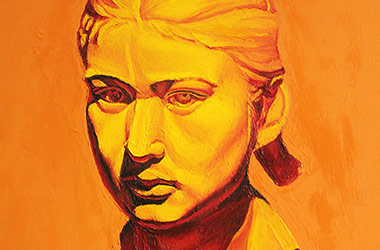 Masters Young Girl's Head: classical realism in Singapore contemporary art scene. Artwork by Singapore contemporary artist