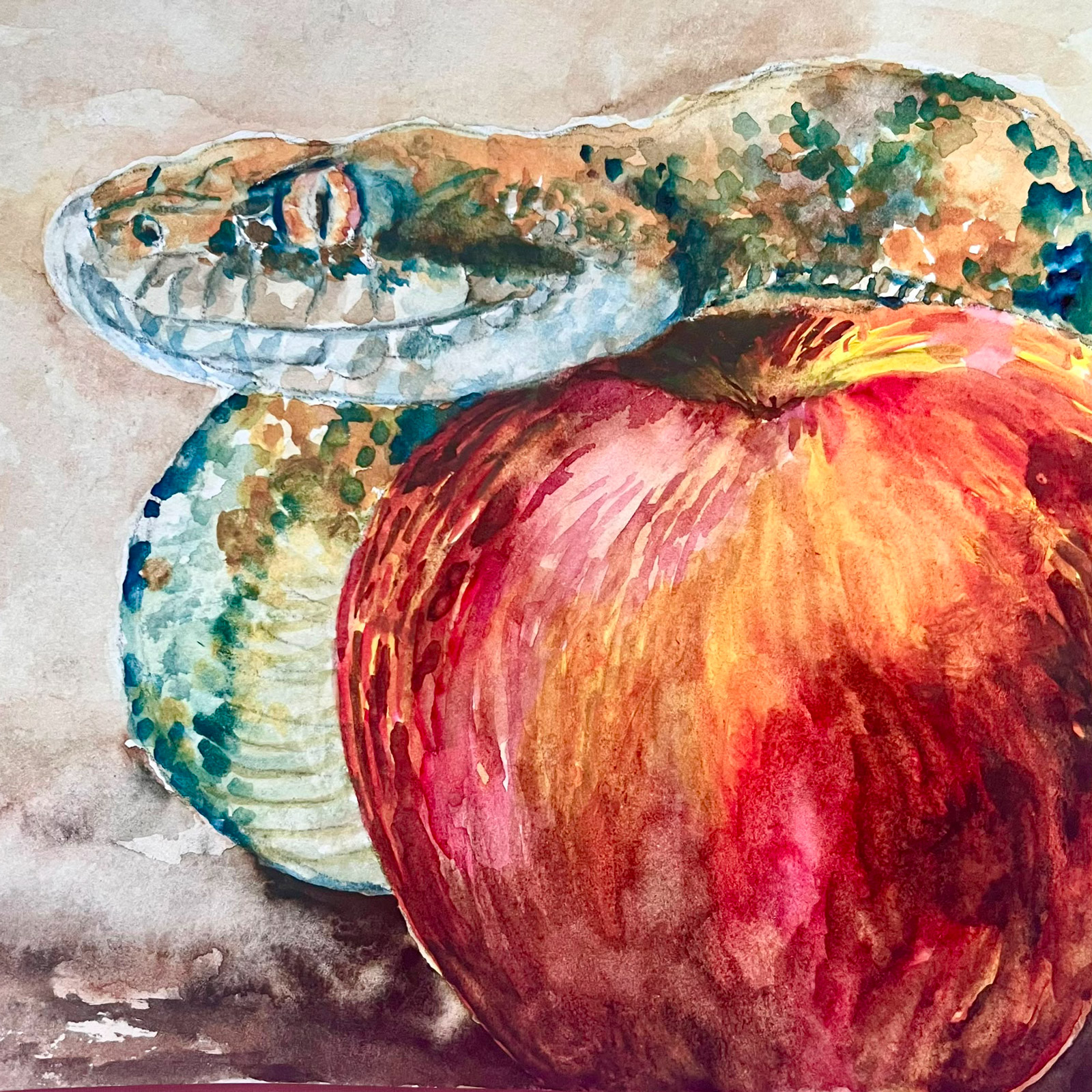 Origin — watercolour artwork by Danielle Poon