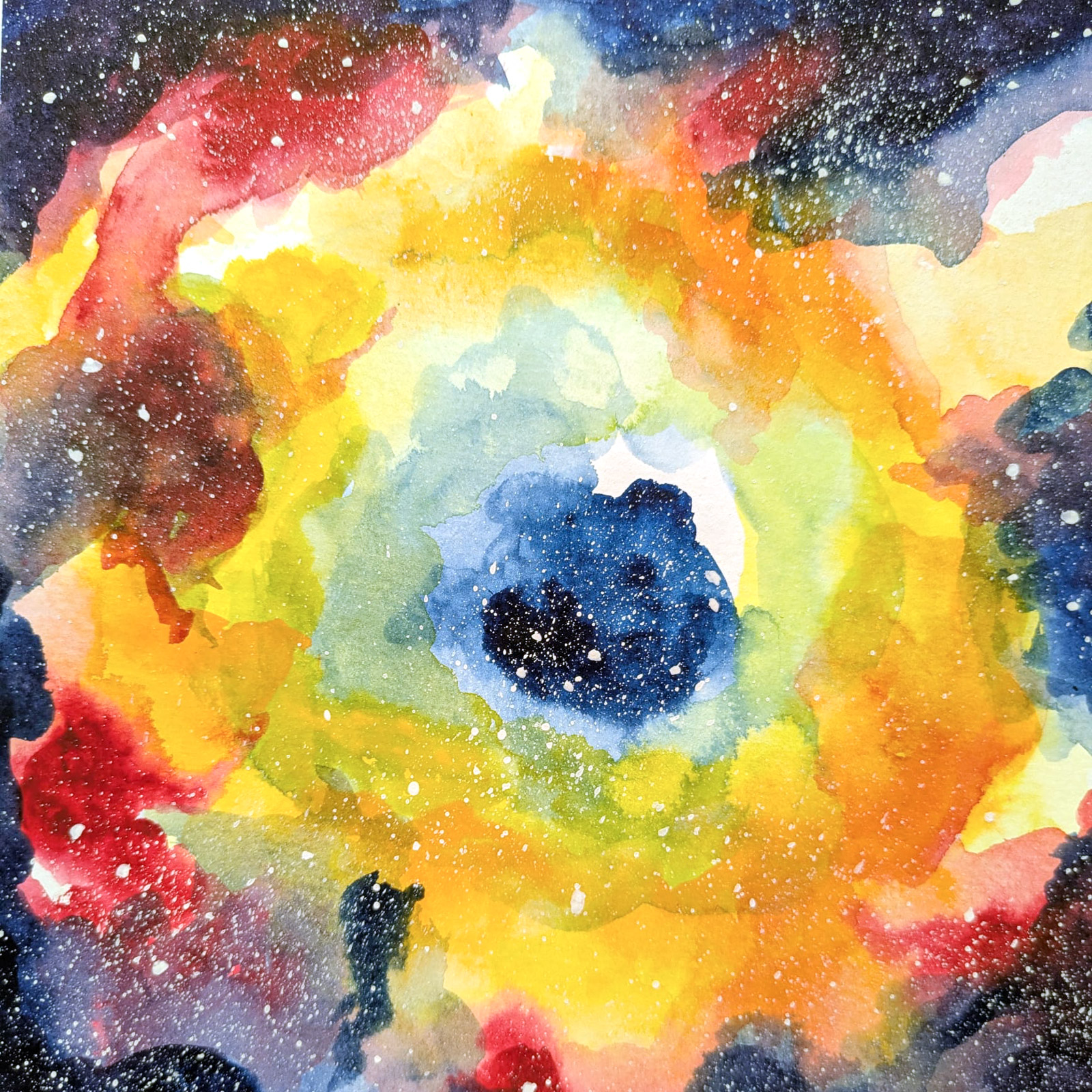 Origin — watercolour artwork by Kevin