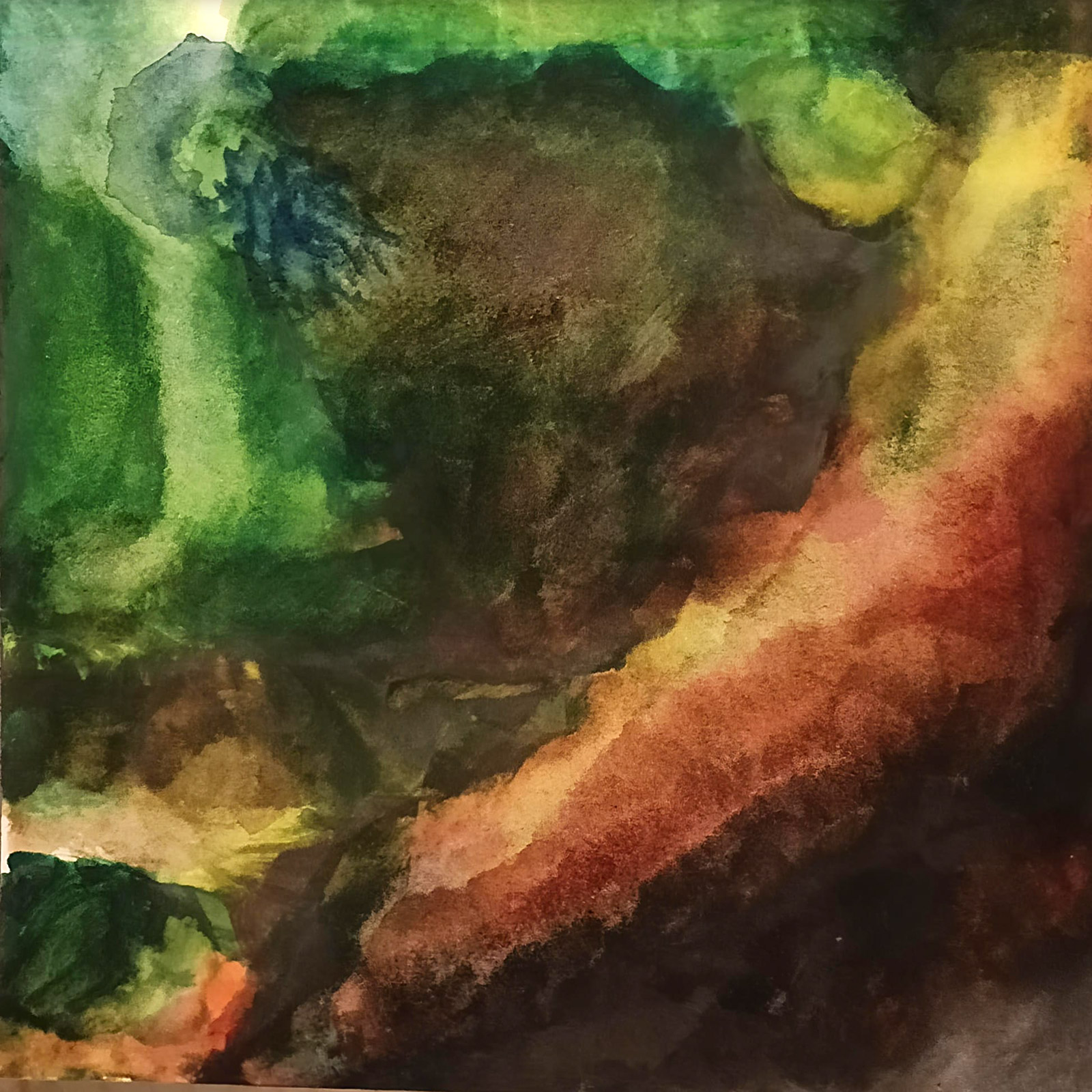 Origin — watercolour artwork by Madhavi