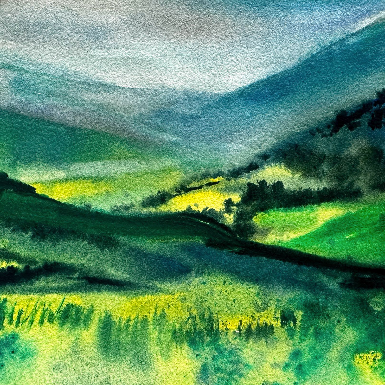 Light — watercolour artwork by Ananya