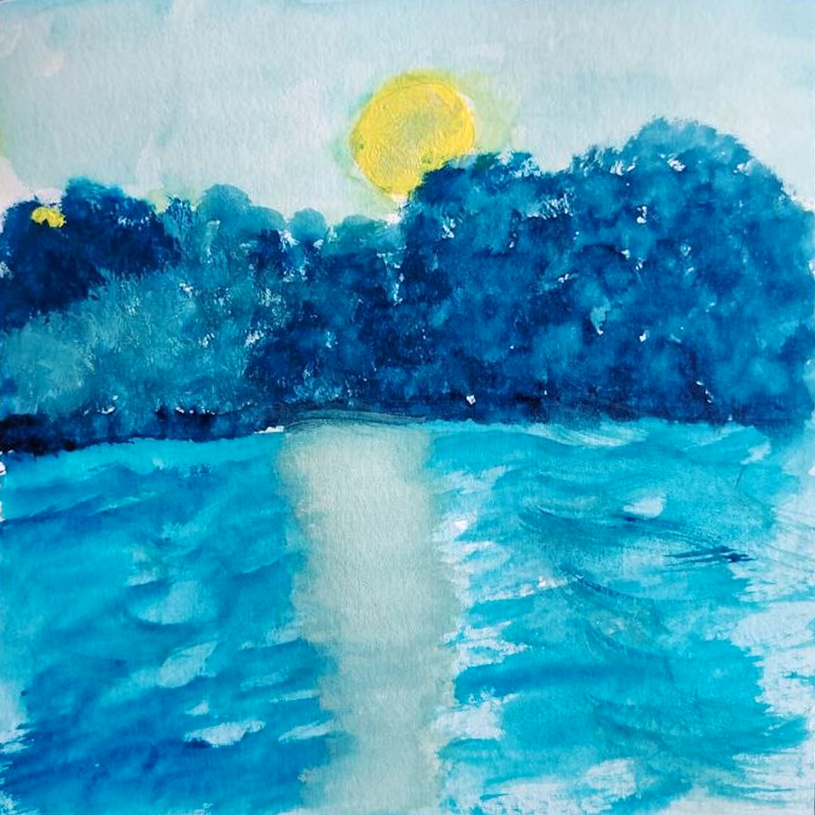 Light — watercolour artwork by Elaine