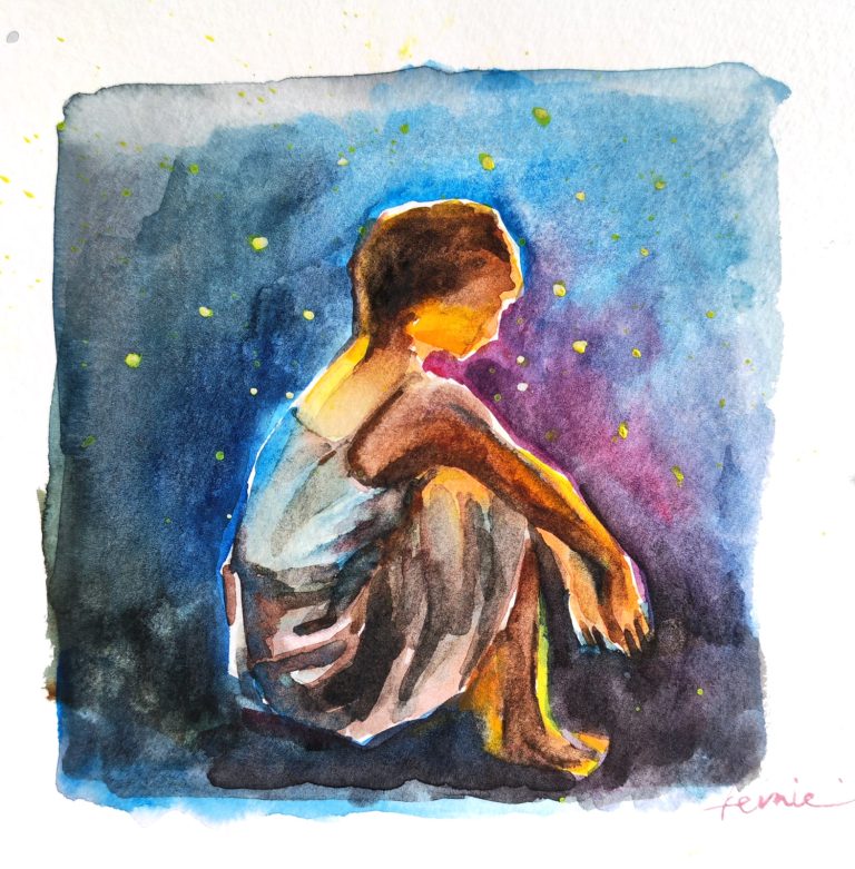 Light — watercolour artwork by Fernie