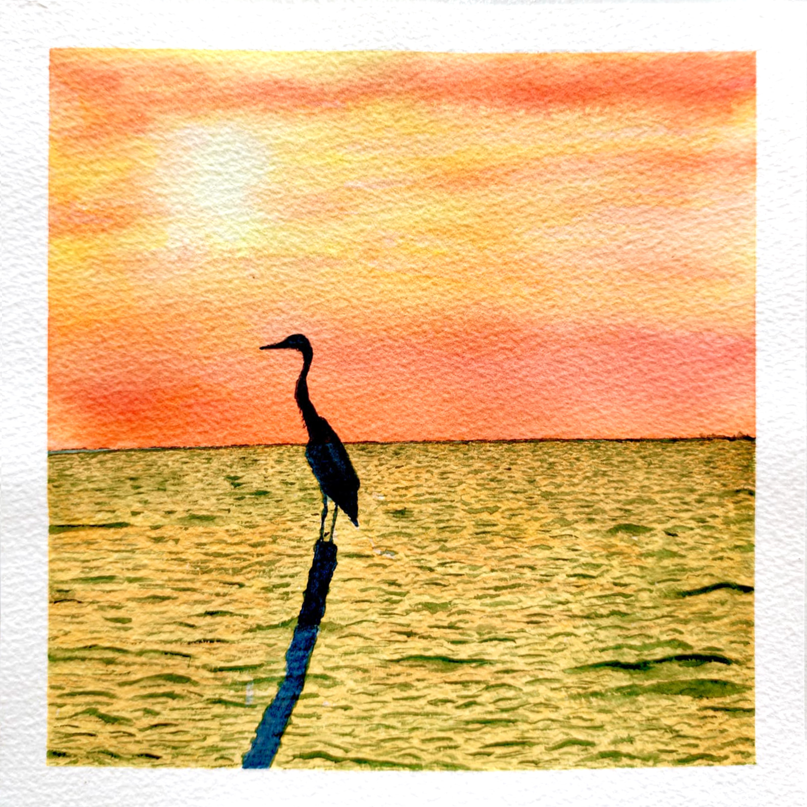 Light — watercolour artwork by Jeremy Yong