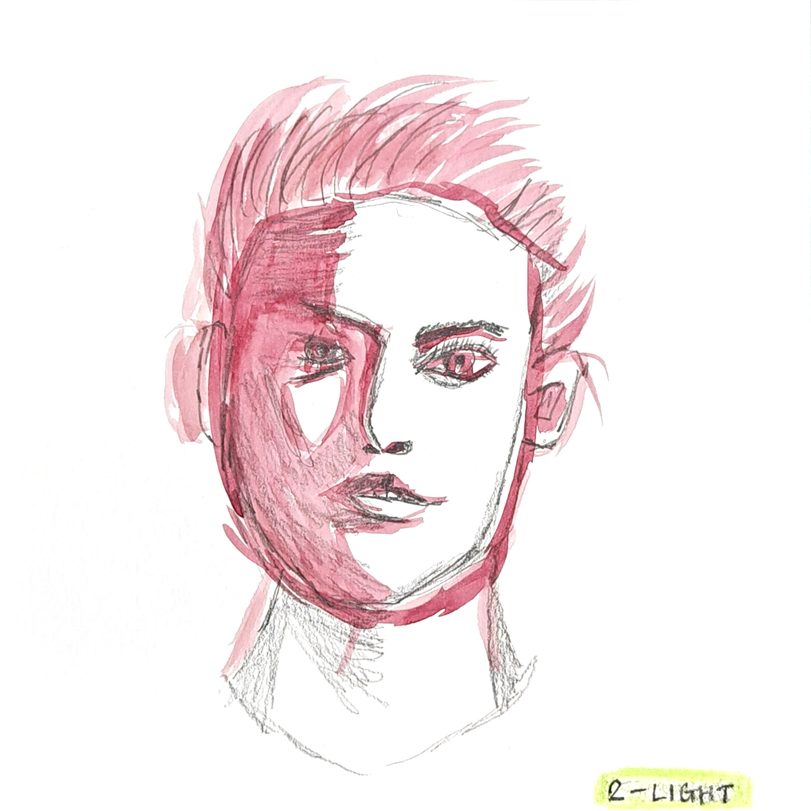 Light — watercolour artwork by Jesseline