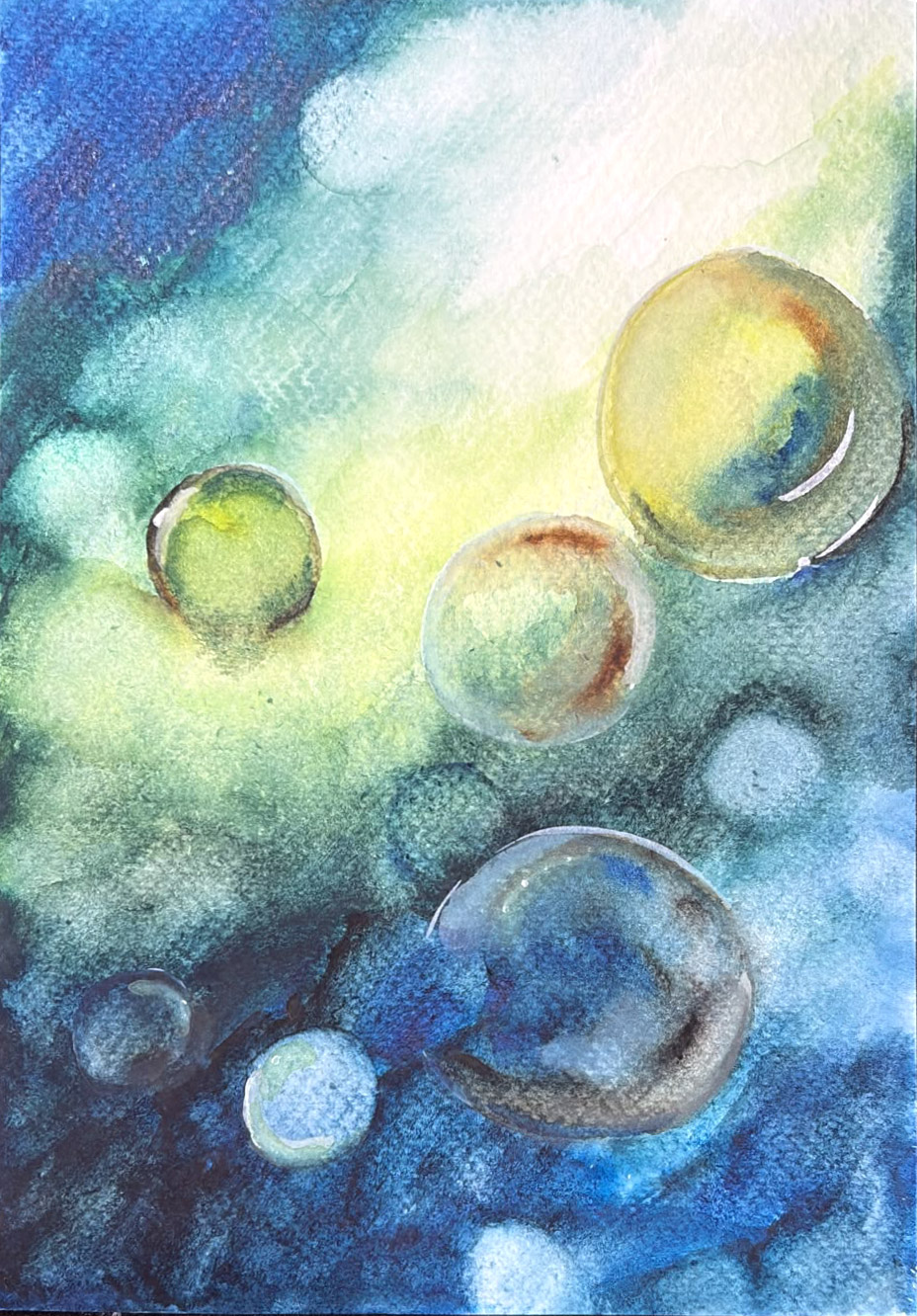 Light — watercolour artwork by Karen Yap