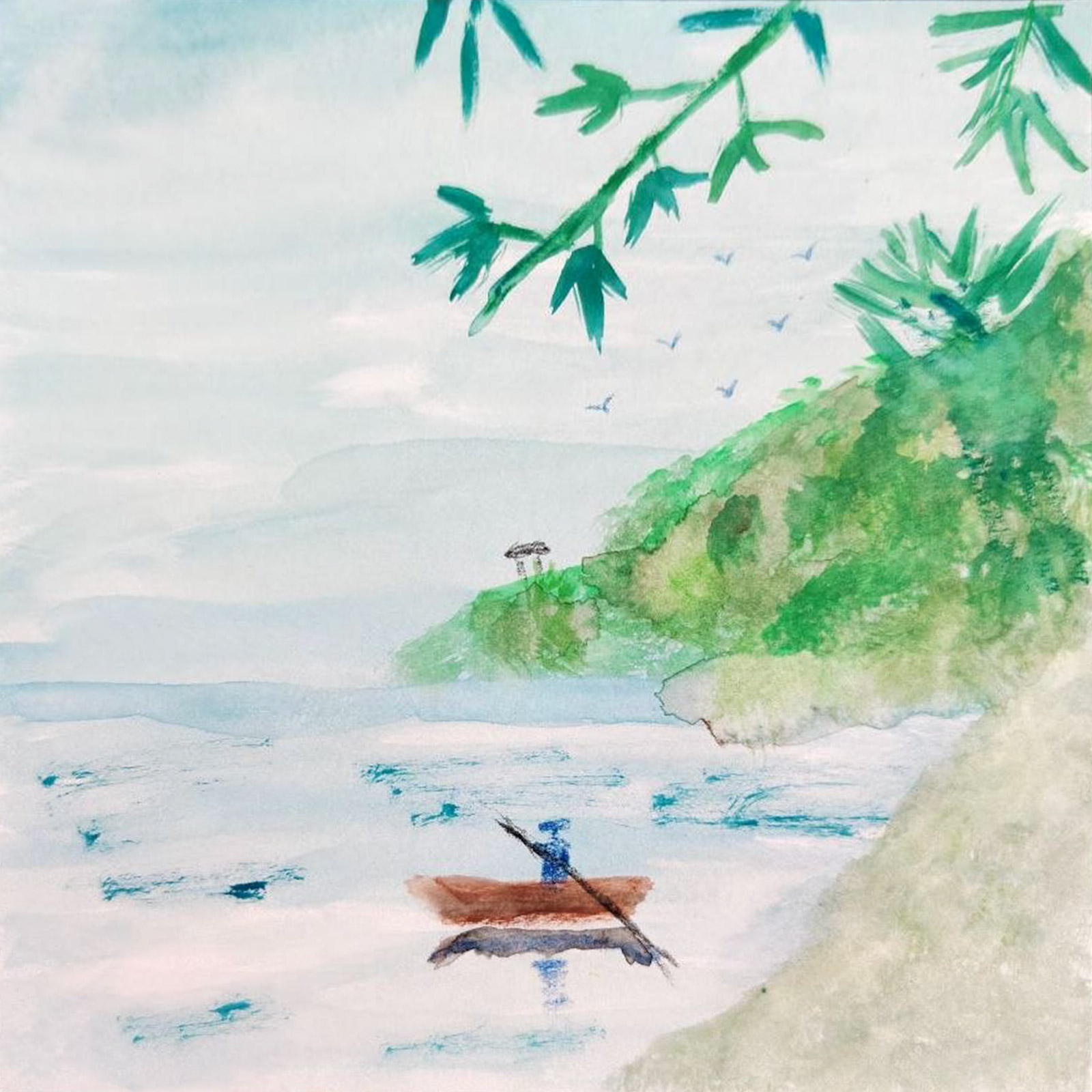 Soft — watercolour artwork by Elaine