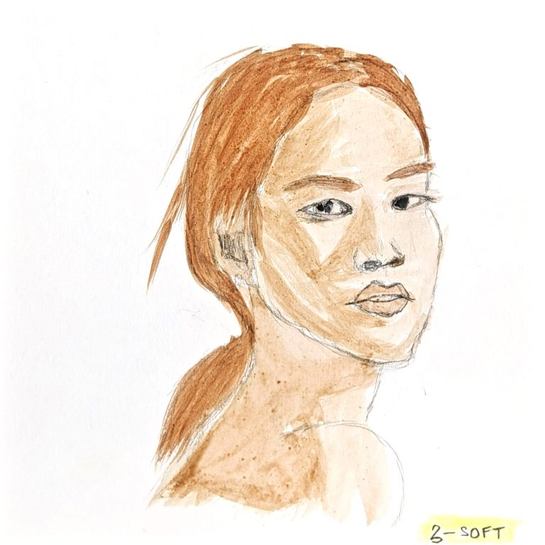 Soft — watercolour artwork by Jesseline