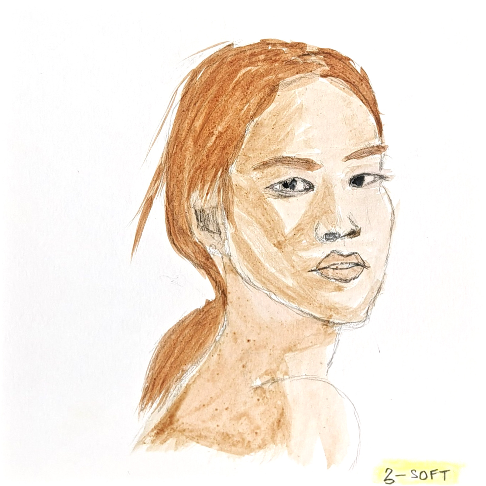Soft — watercolour artwork by Jesseline