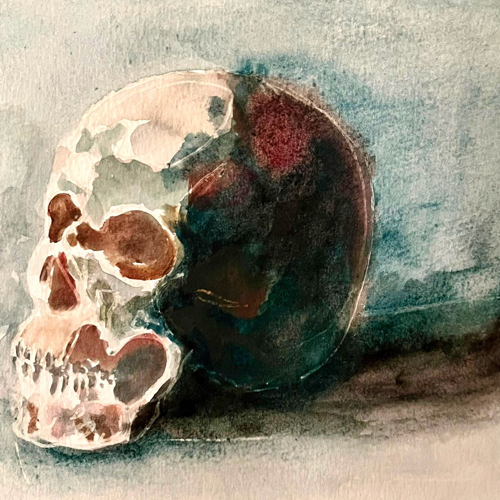 Hard — watercolour artwork by Danielle Poon