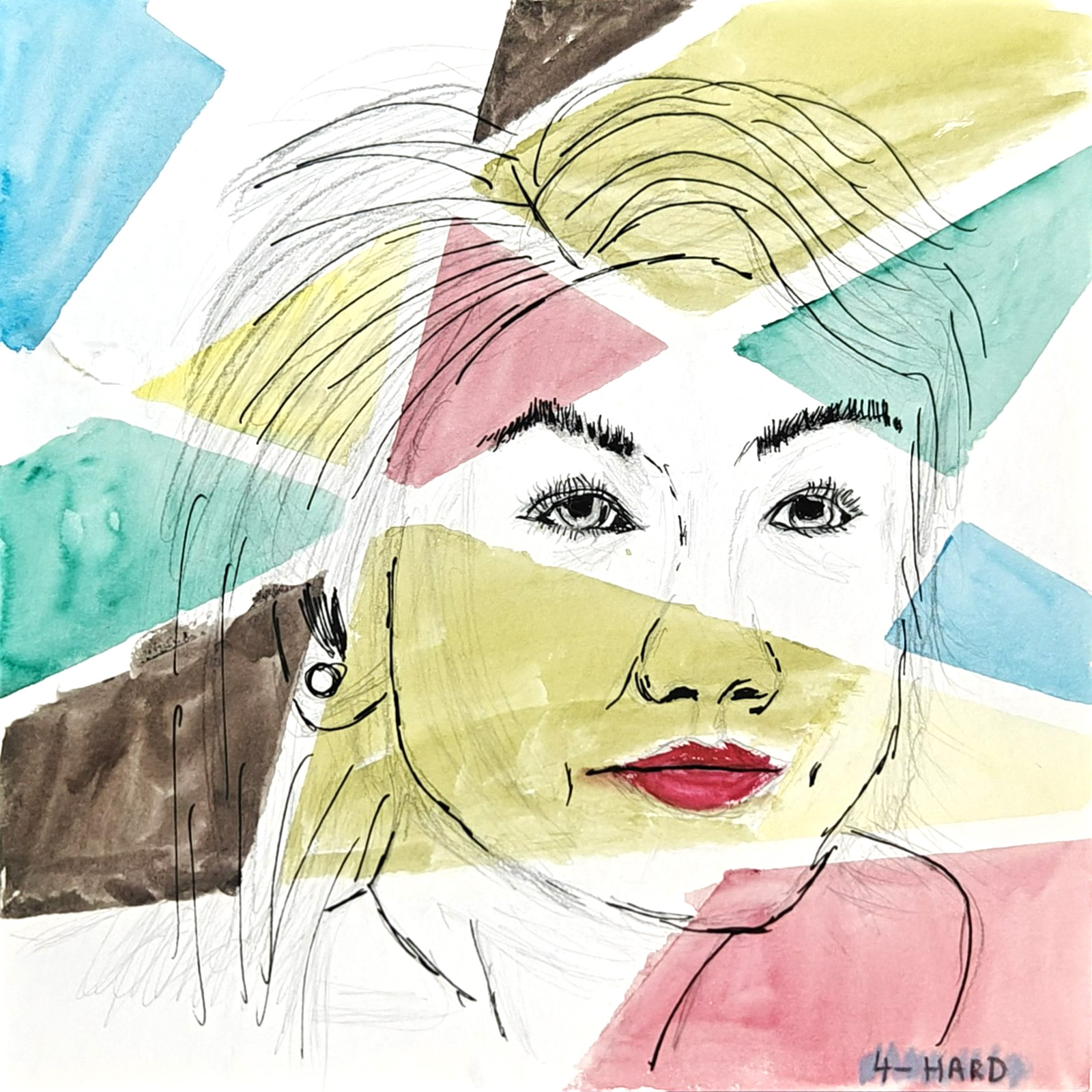 Hard — watercolour artwork by Jesseline
