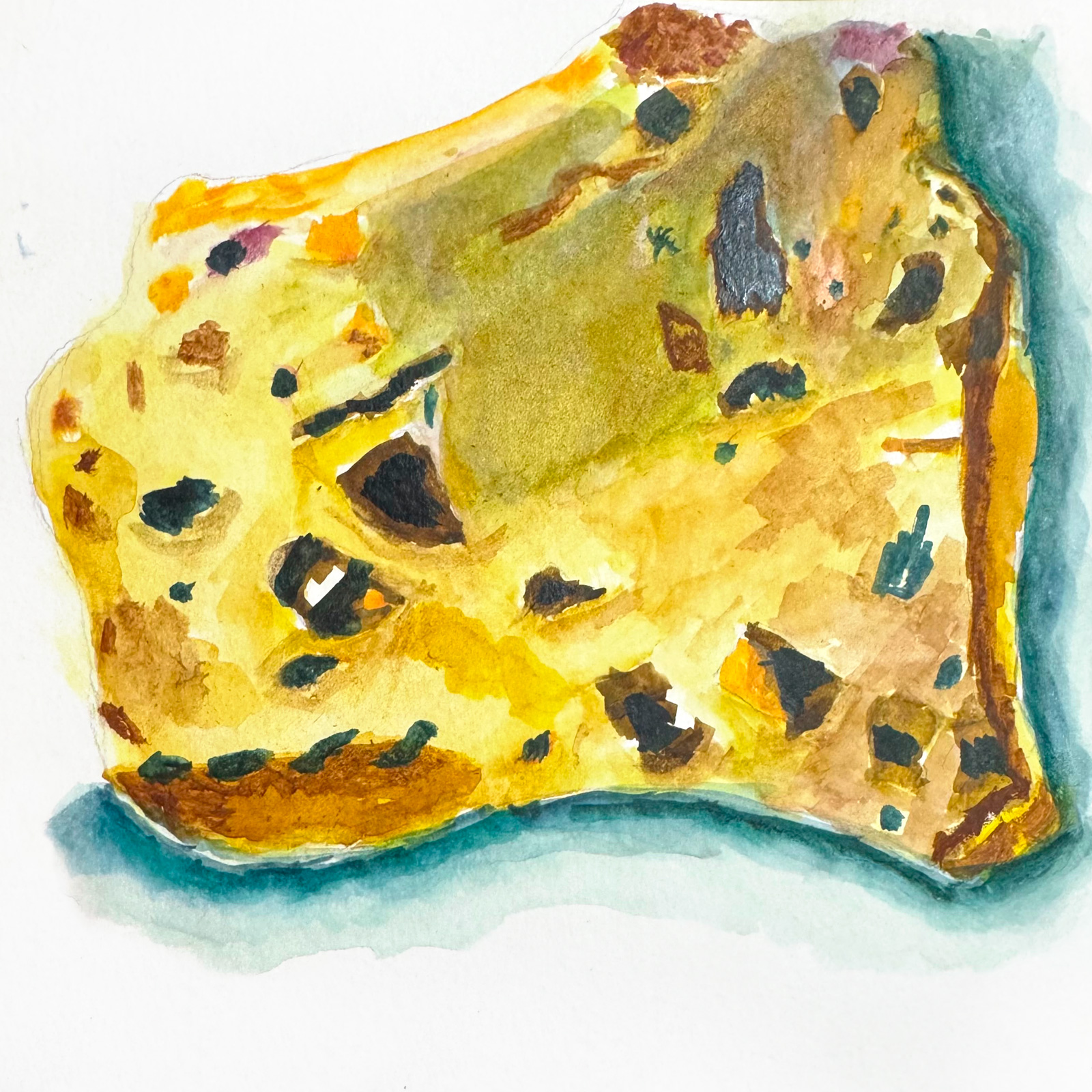 Hard — watercolour artwork by Madhavi