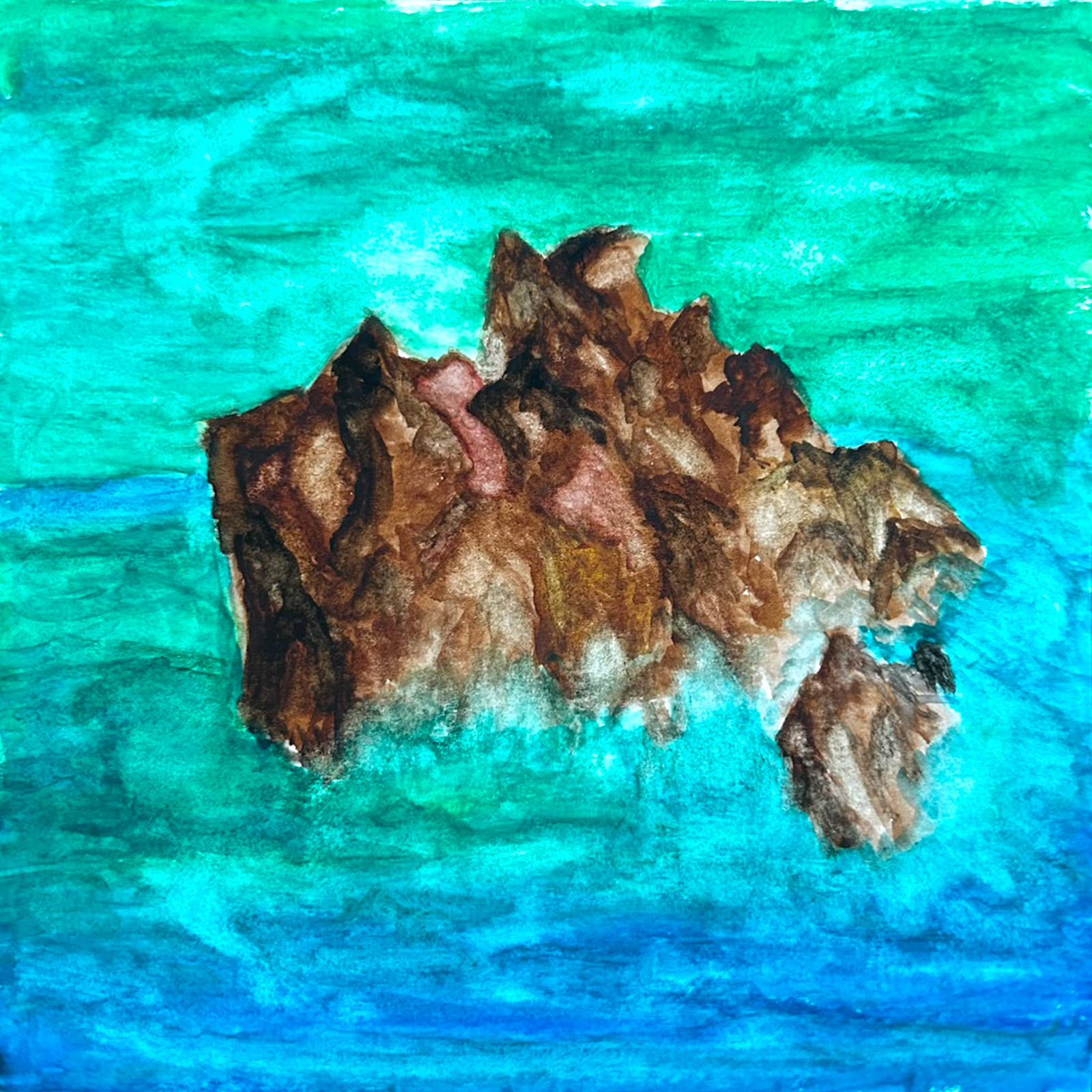 Hard — watercolour artwork by Mary Lee