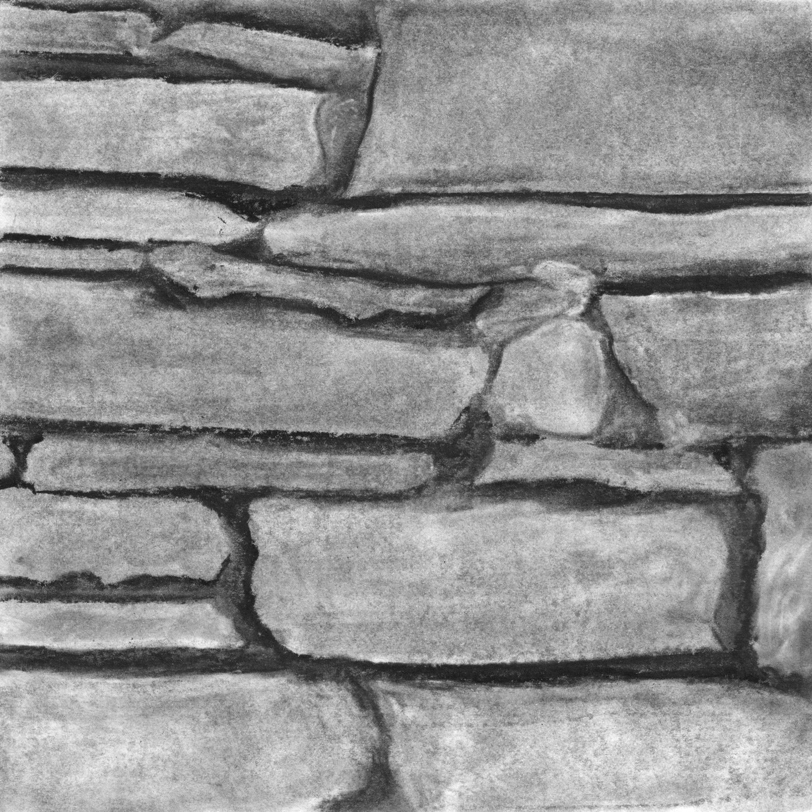 Hard — charcoal artwork by Myleene