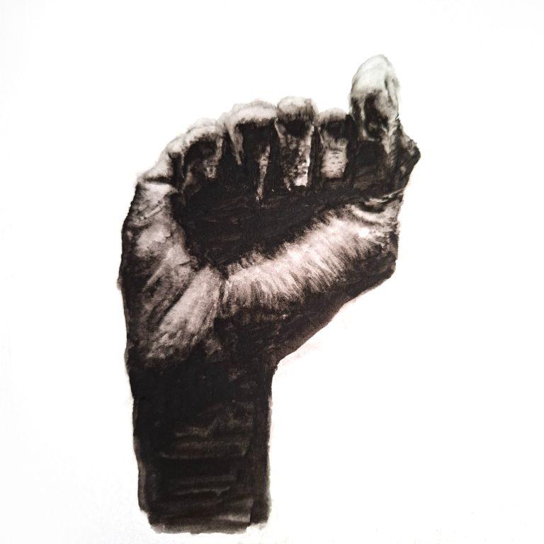 Hard — watercolour artwork by T.C.