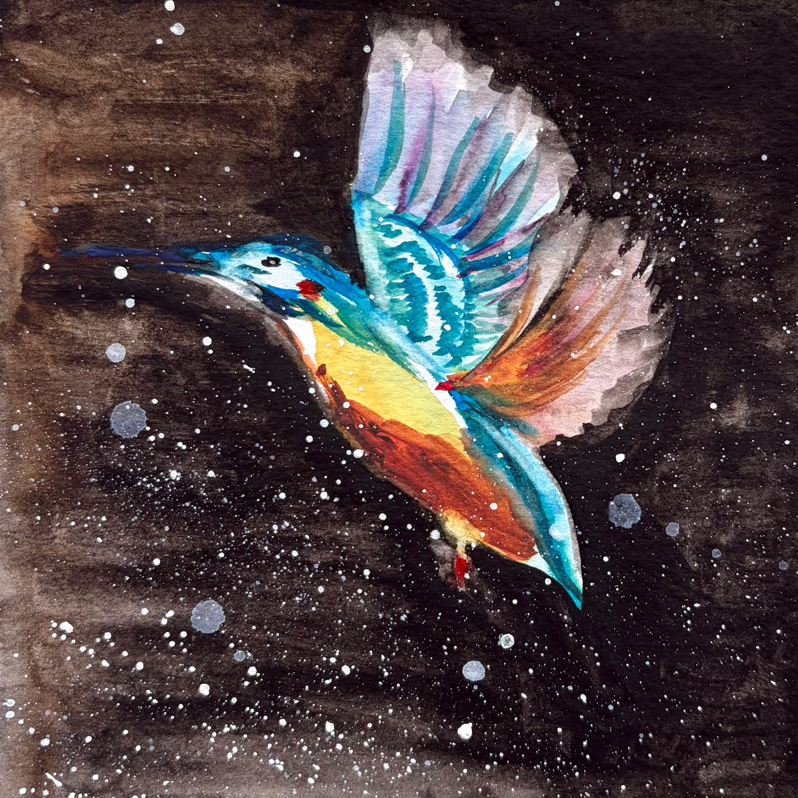 Motion — watercolour artwork by Abigail