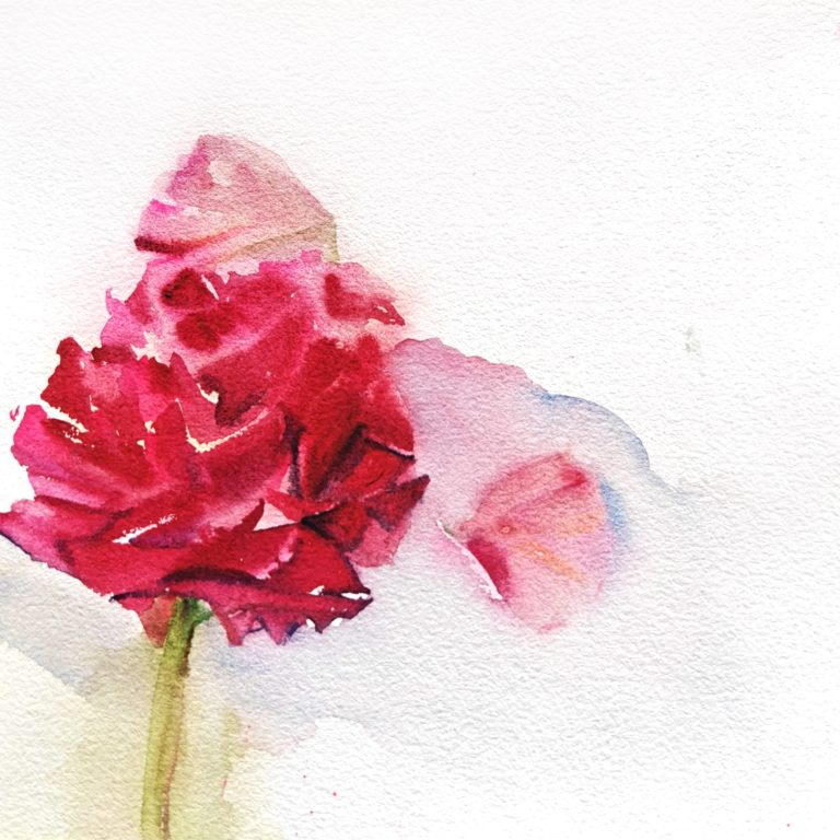 Motion — watercolour artwork by Ananya