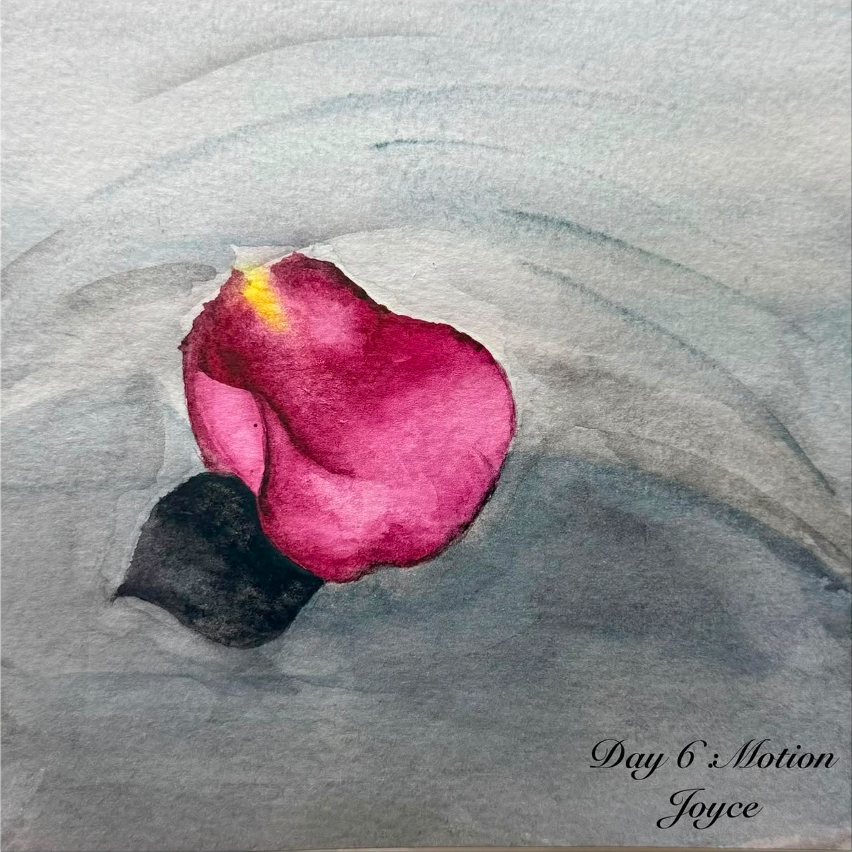Motion — watercolour artwork by Joyce Sim