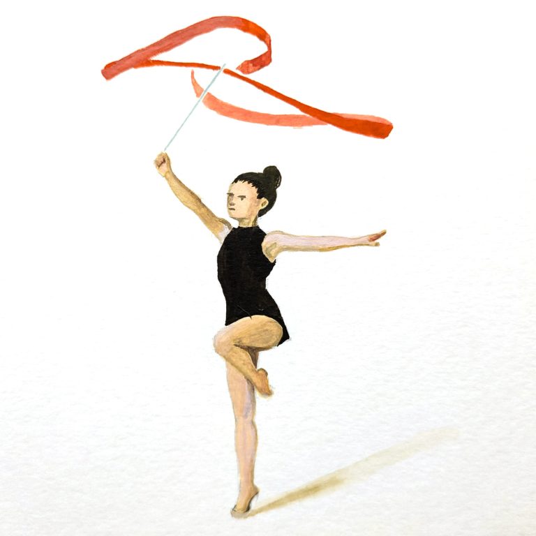 Motion — watercolour artwork by Kevin