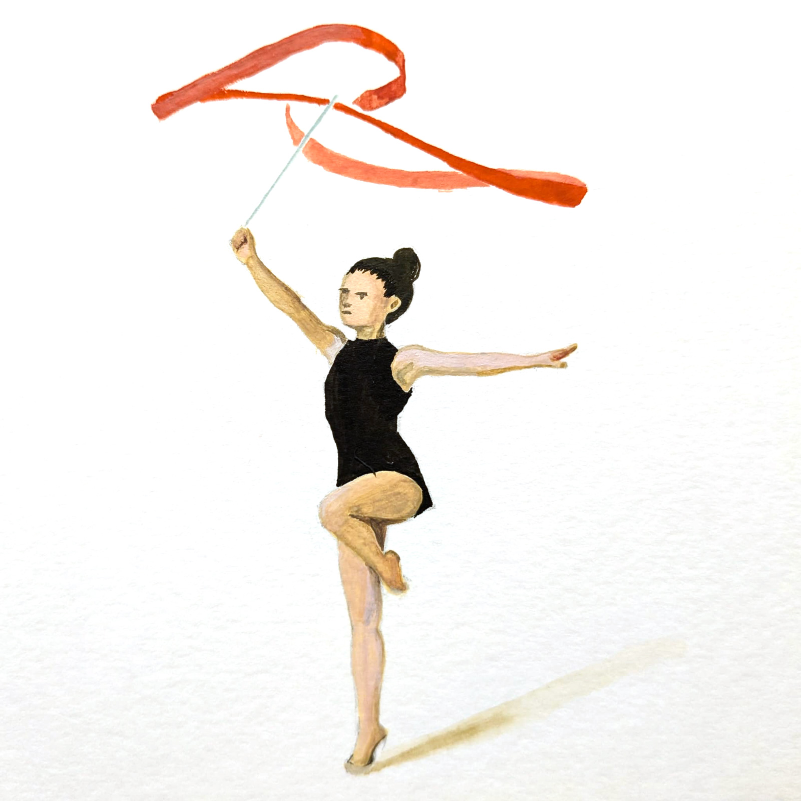 Motion — watercolour artwork by Kevin