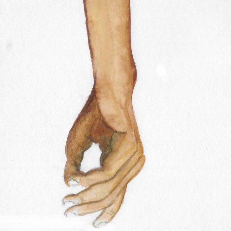 Motion — watercolour artwork by Lucretia