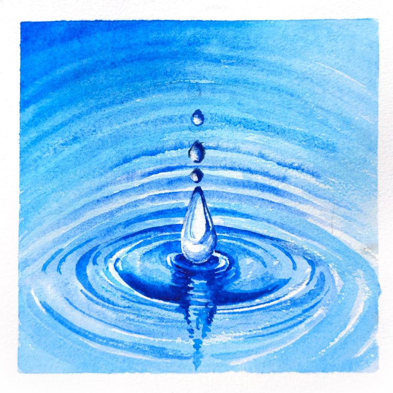 Motion — watercolour artwork by Teresa Yong