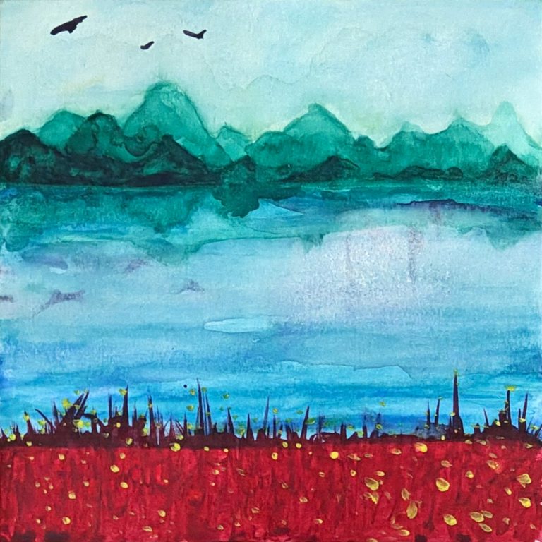 Reflect — watercolour artwork by Cliff