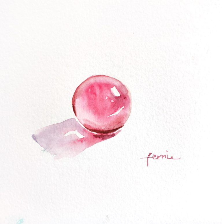 Reflect — watercolour artwork by Fernie