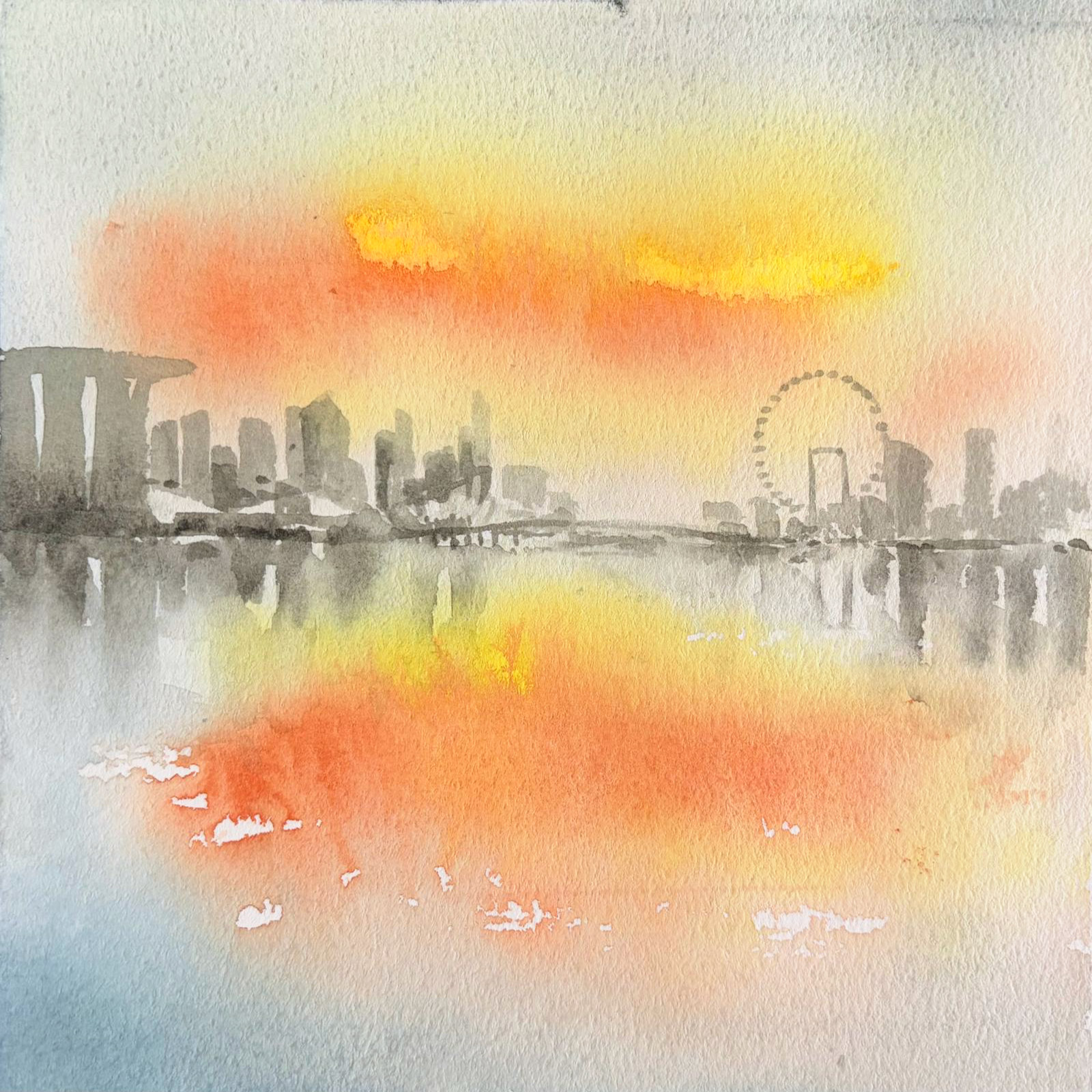 Reflect — watercolour artwork by Jennie