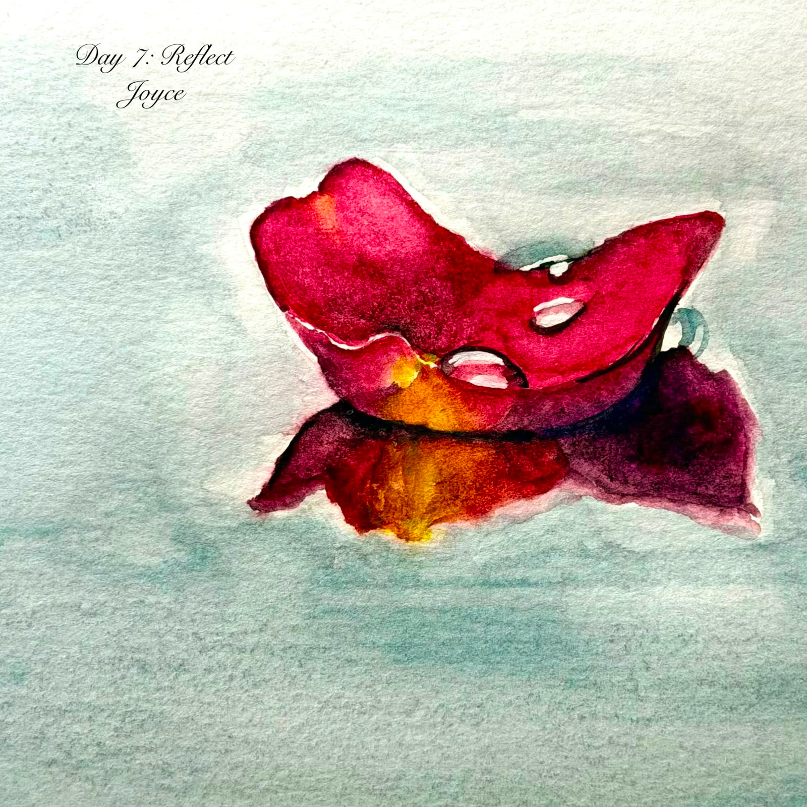 Reflect — watercolour artwork by Joyce Sim
