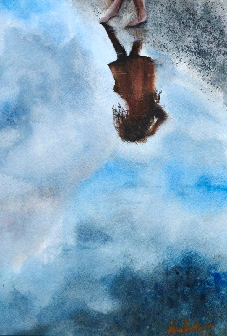 Reflect — watercolour artwork by Lezlie Neo