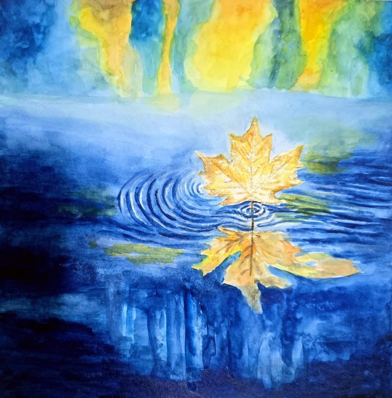 Reflect — watercolour artwork by Miliati Komaladi