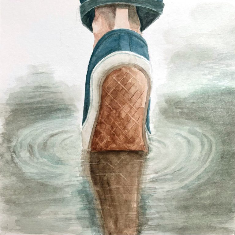 Reflect — watercolour artwork by Sze Ling