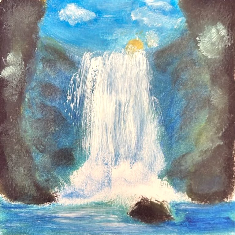 Depth — watercolour artwork by Karen Yap