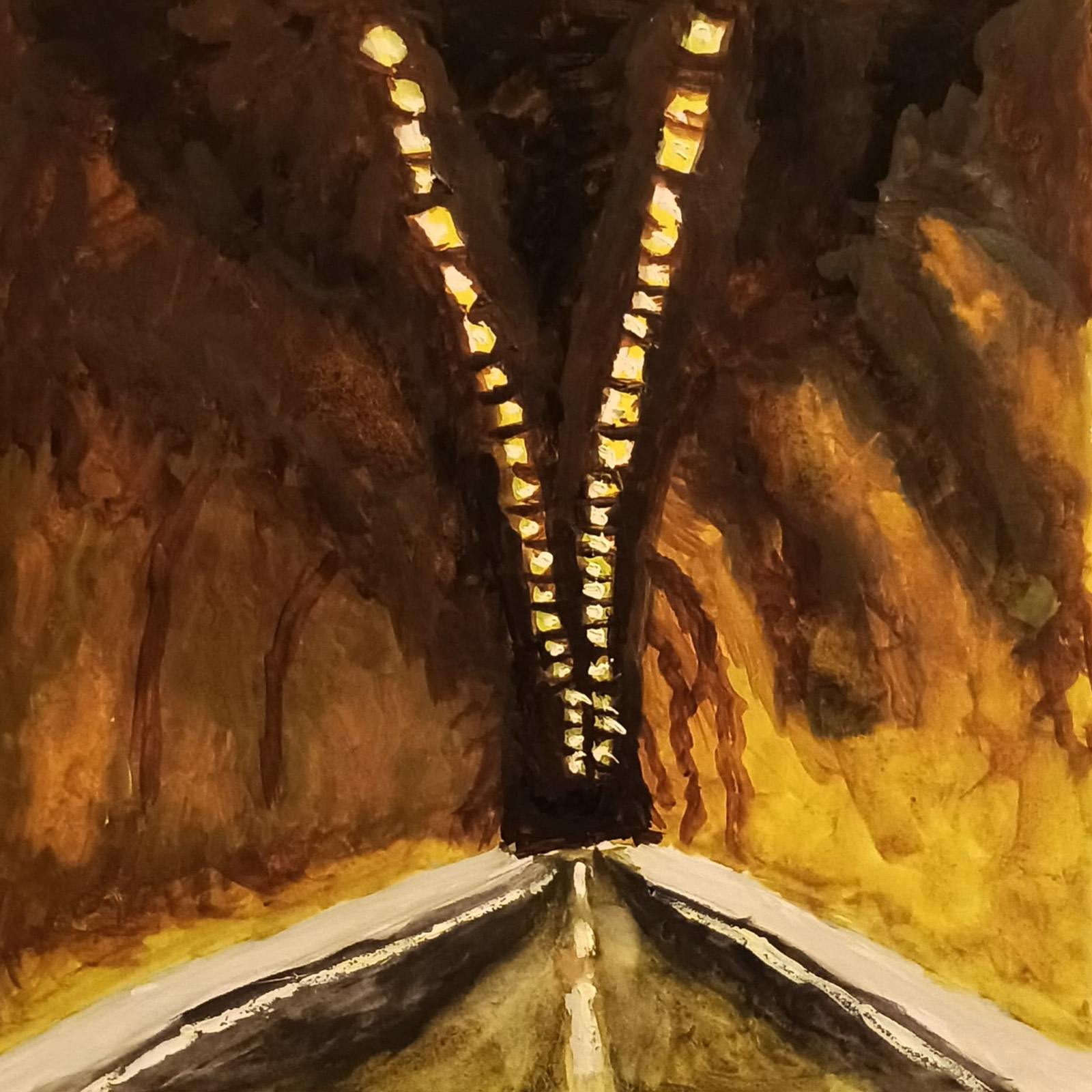 Depth — watercolour artwork by Madhavi