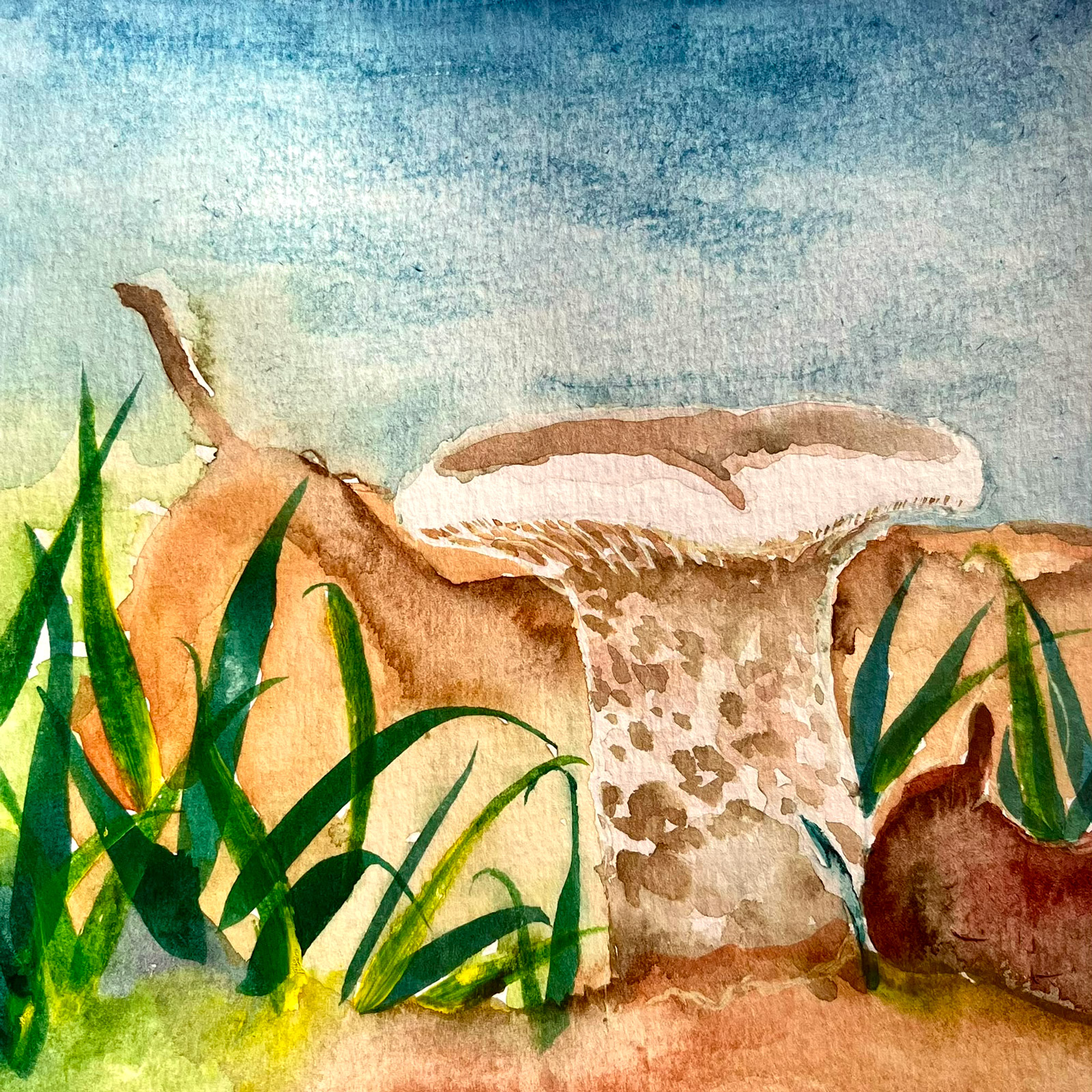 Growth — watercolour artwork by Danielle Poon