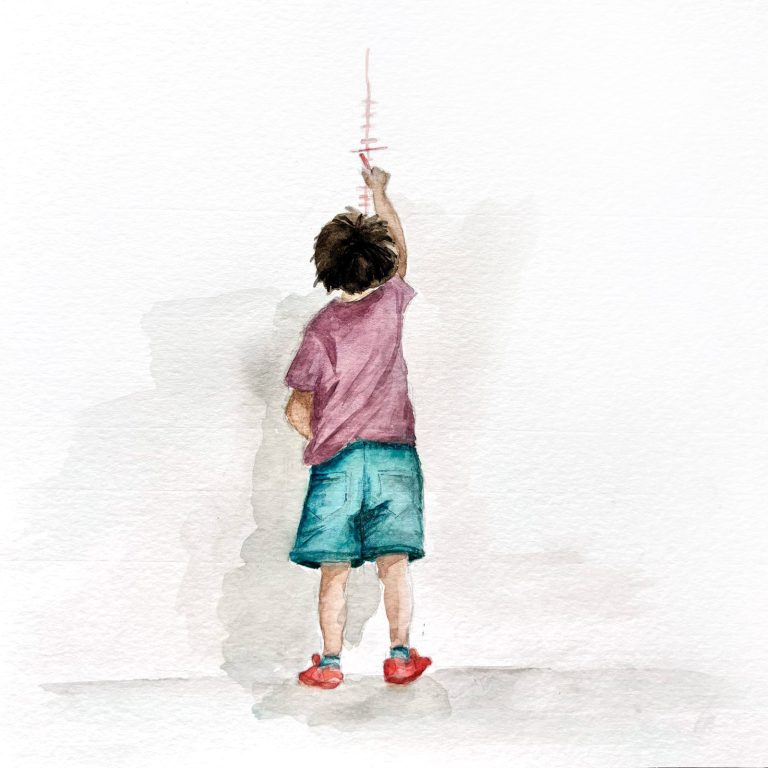 Growth — watercolour artwork by Sze Ling
