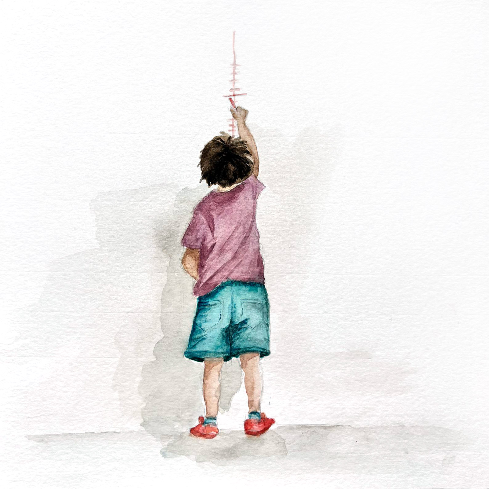 Growth — watercolour artwork by Sze Ling