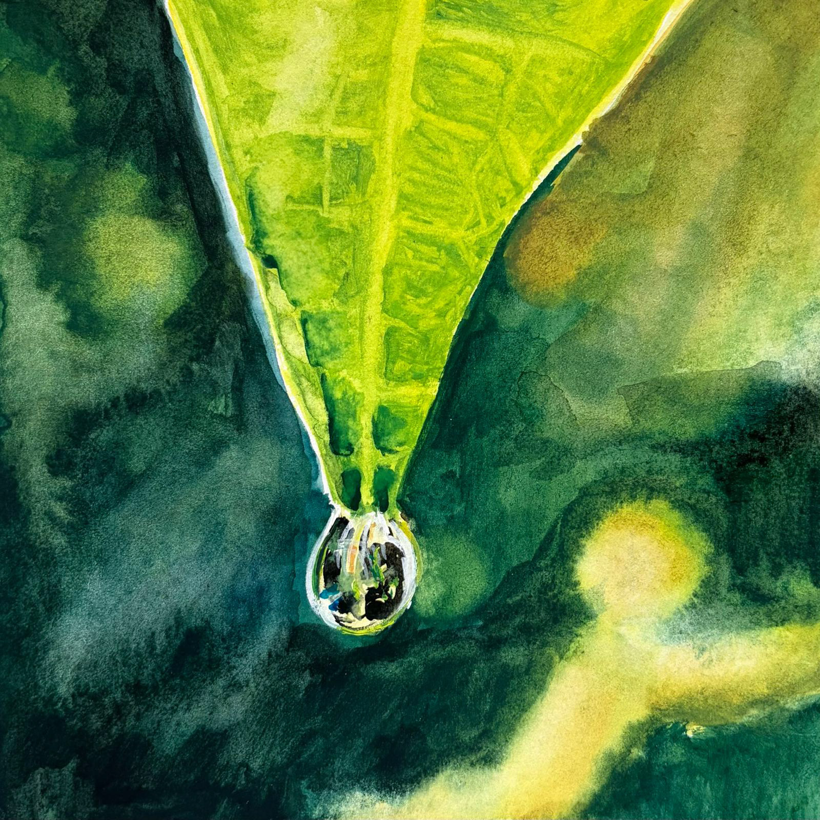 Weight — watercolour artwork by Abigail