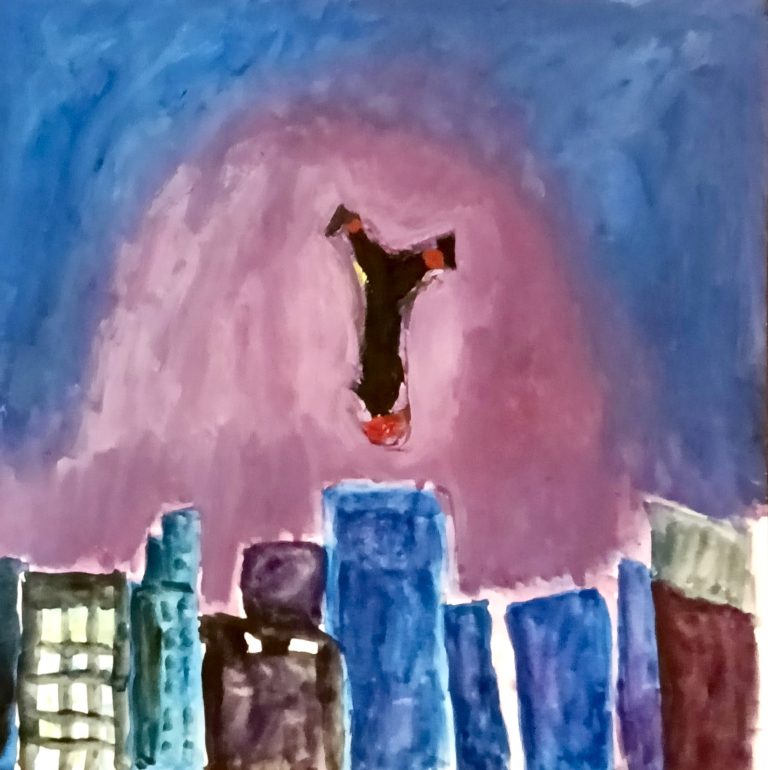 Weight — watercolour artwork by Madhavi