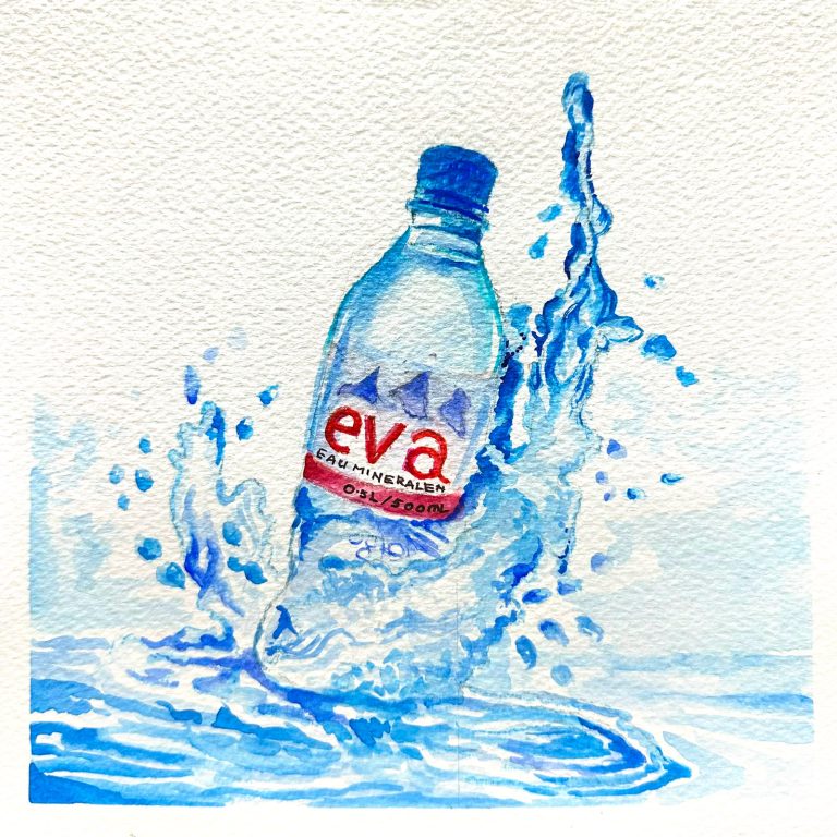 Weight — watercolour artwork by Teresa Yong