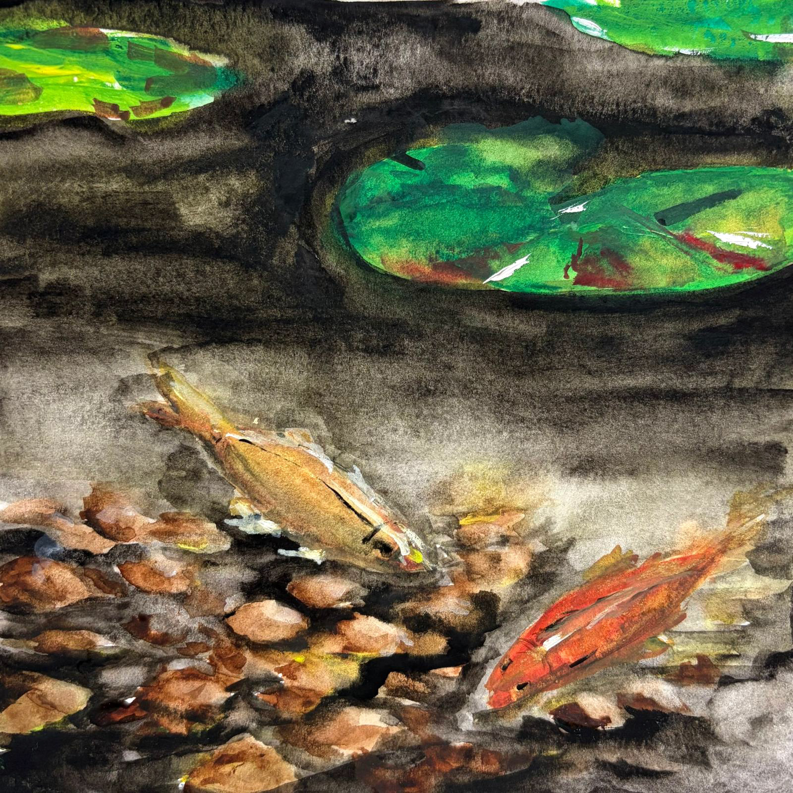 Clear — watercolour artwork by Abigail