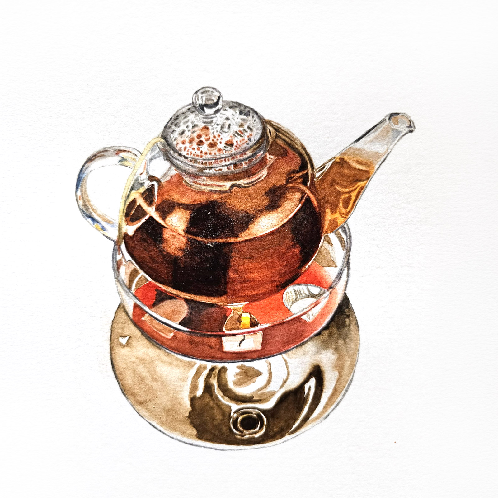 Clear — watercolour artwork by Lim Hong Meng