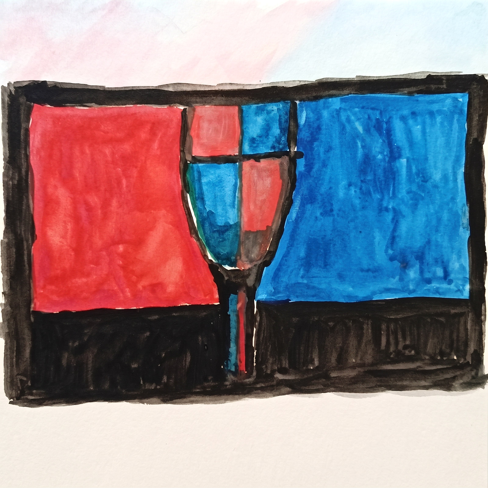Clear — watercolour artwork by Madhavi