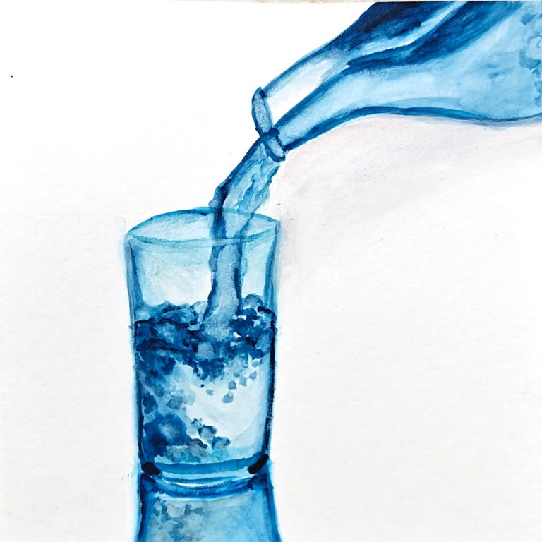 Clear — watercolour artwork by Mary Lee
