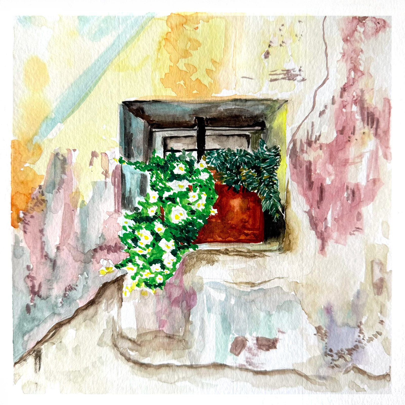 Rough — watercolour artwork by Kua Ling